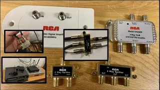 Options for Using Splitters and Amplifiers in Home TV Antenna Systems