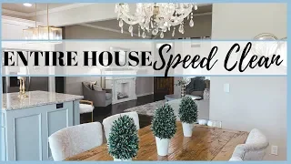 WHOLE HOUSE SPEED CLEAN | CLEANING MOTIVATION | CLEAN WITH ME