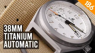 An awesome little field watch... for spelunkers? Boldr Venture Wayfarer Titanium Automatic Watch