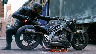 Don Omar - Danza Kuduro ft. Lucenzo //Fast & Furious Presents: Hobbs & Shaw (Motorcycle Chase Scene)