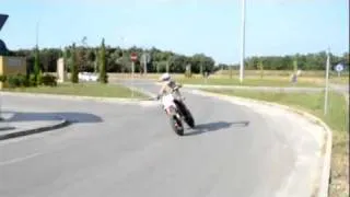 husqvarna 510 wheelie pratice 1