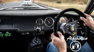 POV Drive to the top of STELVIO PASS in the Alfaholics GTA-R290