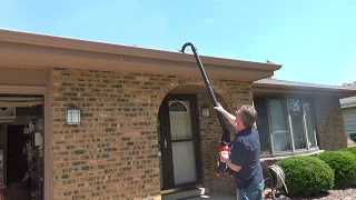 Clean Gutters Without a Ladder - Gutter Cleaning Tool