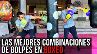 Las MEJORES COMBINACIONES de GOLPES en BOXEO (Incluye Ejercicio)