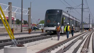 Eglinton Crosstown First Vehicle Delivery