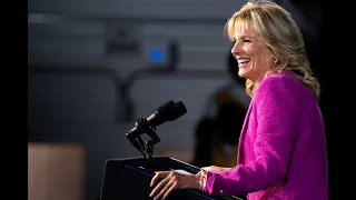 First Lady Jill Biden arrives in Chicago