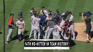 All 27 outs for Astros 14th No Hitter against the Yankees 6/25/22