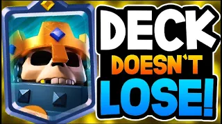 #1 DECK in the WORLD with Skeleton King Mortar Bait In Clash Royale!
