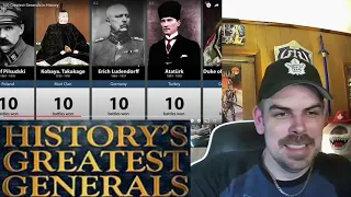 100 Greatest Generals in History (Cottereau) REACTION