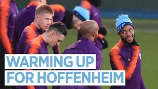 CHAMPIONS LEAGUE PREPARATIONS | TRAINING | MAN CITY