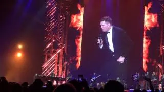 Michael Buble Burning Love by Elvis Oct 27 2013 Gwinnett Arena