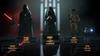 STAR WARS™ Battlefront™ II heroes vs villians 15 killstreak with darth vader gameplay epic