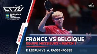 Félix LEBRUN vs Adrien RASSENFOSSE | France-Belgique | Malmö 2023