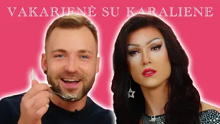 Vakarienė su Karaliene | Aura More ir Tomas Vytautas Raskevičius | Sveikas ir lengvas desertas 🍨