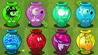 PvZ 2 Vasebreaker Challenge - All New Plants Level 1 vs 99 Vase Gargantuar !