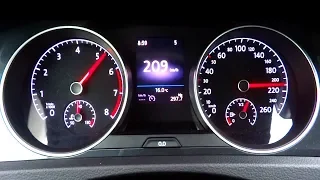 VW Golf 1.5 TSI Acceleration 0-200 Test