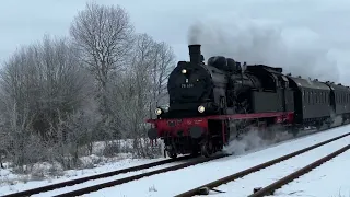 Dampflokomotive 78 468 (21.01.2023 - Meschede-Wennemen)