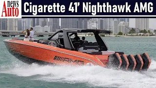 Cigarette 41’ Nighthawk AMG Black Series - Special Edition Boat | NewsAuto