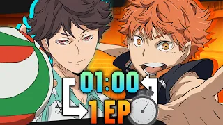 Haikyu!! [Staffel 1] ⏱️ 1 Folge in 1 Minute ⏱️