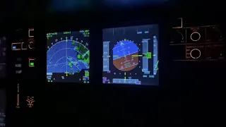 Flying ILS raw data on Airbus A321 (Instruments view)