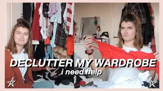 DECLUTTERING MY WARDROBE | Marie Kondo Style Declutter All Of The Tops I Own!