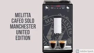 Coffee, Melitta cafeo solo, Manchester United edition bean to cup coffee machine