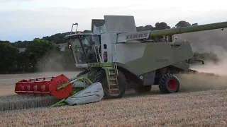Harvest 2022 - Claas Lexion 630 Harvesting Wheat in the Dust (2/2)