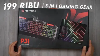 Cuma 199RB | Udah Dapet 1 Paket Gaming Gear Untuk Setup ! Fantech P31 Combo