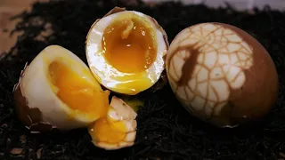 Running Yolk Chinese Tea Egg Recipe - Easy and Delicious [茶叶蛋]