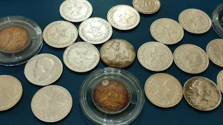 Все о чистке и патинирования монет из серебра! Монеты в Эрмитаже! Как загрейдить монеты в Украине?