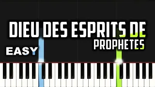 Dieu des Esprits de Prophètes | EASY PIANO TUTORIAL BY Extreme Midi