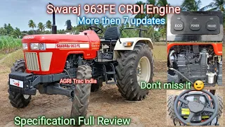 New Launched Swaraj 963FE CRDI engine Tractor Review tamil | Swaraj 963 CRDI engine Tractor Review