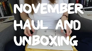 November Haul and Unboxing (Vlogmas D4)