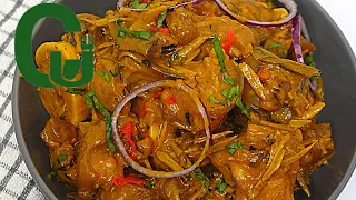 Full Option Nkwobi (SPICY COWFOOT) | How to make Nkwobi recipe - Chinwe Uzoma Kitchen