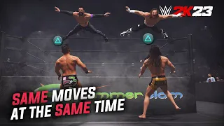 "DUAL" moves at the same time in WWE 2K23!