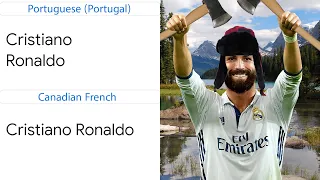 Cristiano Ronaldo in different languages meme (Part 3)