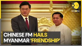 China's Foreign Minister meets Junta Leader in Myanmar | Latest English News | WION