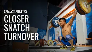 Keep the Bar Closer in the Turnover | Snatch Technique