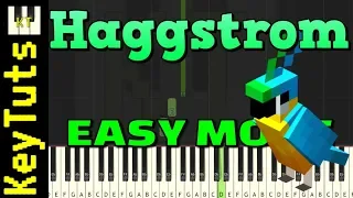 Haggstrom from Minecraft - Easy Mode [Piano Tutorial] (Synthesia)