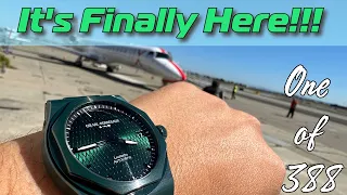 Aston Martin x Girard Perregaux Green Ceramic Laureato Limited Edition