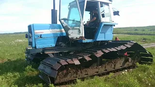 Landini 10000s cutting sausage turf