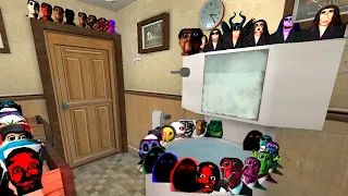 Obunga and Nicos Nexbots - Large Bathroom (Part 23) Garry's Mod