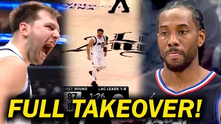 HALIMAW na MVP mode si Luka Doncic pina-iyak ang clippers FULL TAKEOVER, The Beard vs Uncle Drew!
