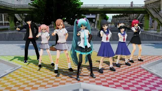 【MMD】とあるメンバーで【 only my railgun -Euro Beat Charger Mix- Ver. About TV size 】