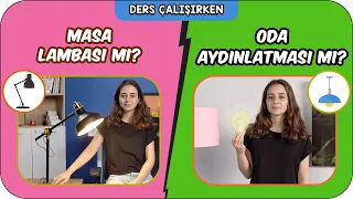 Ders Çalışırken Masa Lambası mı Oda Aydınlatması mı? 💡