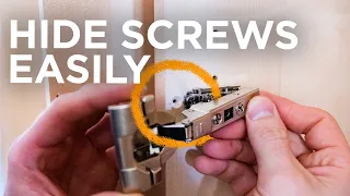 Hiding cabinet screws with this one simple trick | Revealed