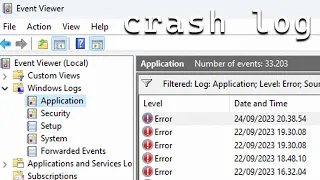 How to Quickly Check the Crash Log on Windows 11