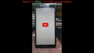 Nokia C1 (2021) TA-1380 second edition FRP remove without pc and Google account 100% done by Prince