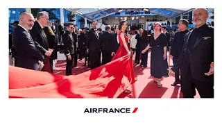 Walking the red carpet in style with Air France