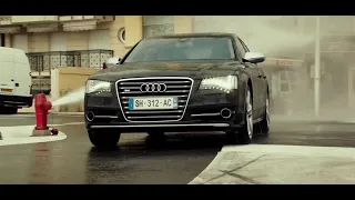 Audi S8 crazy driving in Transporter Refueled